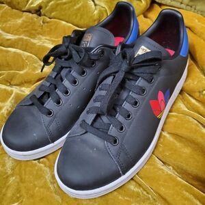 Adidas Stan Smith with Colorful Trefoil Womenes 8.5 EUC